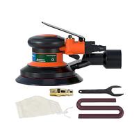 Pulidora húmeda, Lijadora neumática 150MM 6 "excéntrica 5MM lijadora de aire al vacío Orbital aleatoria herramientas neumáticas(5in Vacuum Sander)