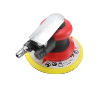 Pulidora húmeda, Lijadora Orbital neumática, amoladora de aire de 5 "y 6", máquina pulidora/rectificadora excéntrica al vacío, herramientas de encerado y lijado for Metal de pared de coche(6 inches)