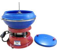 Pulidora húmeda, velocidad variable de 8 pulgadas para eliminar el óxido de metal, pulido y acabado de superficies, mini vaso vibratorio limpiador húmedo y seco