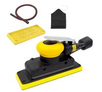 Pulidora industrial impulsada por aire con alto nivel de humos y acción complementaria, plan de agarre ergonómico para detalles de automóviles, preparación de caras de madera blanda, pulidora