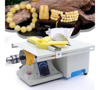 Pulidora lapidaria para joyas, mini sierra de mesa para moler jade, ámbar, cera de abejas, 0-10000 RPM, herramienta de pulido