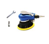 Pulidora, Lijadora neumática Circular de papel de lija de superficie mate sin absorción de polvo de 5 ", lijadora de aire orbital aleatoria, máquina de pulir(Set meal 1)