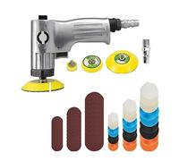 Pulidora, Lijadora neumática de 3 pulgadas, pulidora neumática, juego de esponja, Metal, carpintería, herramientas eléctricas de aire profesionales(1 2 3 inch set)