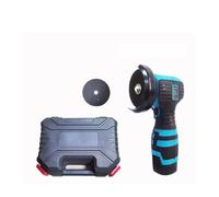 Pulidora, Mini amoladora angular inalámbrica portátil de 16,8 V, máquina pulidora alimentada por batería de litio, herienta eléctrica de corte de diamante for moler(16.8v blue 1pc)