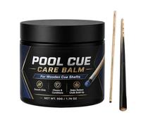 Pulidora para Taco de Pool Bálsamo Limpiador Pulidor Alisador Taco Pool 50g | Mantenimiento Bálsamo Para Aficionados Expertos Amateurs Coleccionistas Mujeres Torneo Liga Club