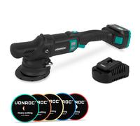 Pulidora PRO Dual Action 20V Ø125mm | Incluye batería 4.0Ah, cargador y 5 pads