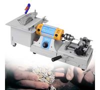 Pulidora pulidora de joyería de Roca de 750 W, máquina cortadora de Torno de Banco, máquina pulidora de Amoladora pulidora de Piedras Preciosas para fabricación de Joyas, para Pulido y perforación