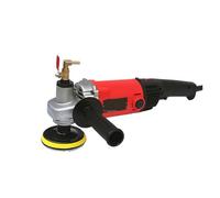 pulidora, Pulidora eléctrica de 1400 W for granito y piedra húmeda, lijadora manual, molino agua con velocidad variable, incluye 7 almohadillas pulido