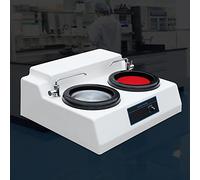 Pulidora-pulidora metalográfica, MP-2 110V 370W Equipo de muestra de pulido-rectificado tipo mesa de doble disco con disco de pulido de φ203 mm y 600 rpm Disco de pulido de φ230 mm, 450 rpm