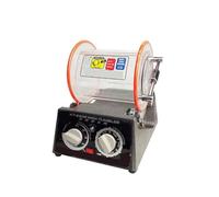 Pulidora rotativa de 5 kg for joyería, limpiadora superficies cuentas, máquina acabado y pulido tambor KT2000 con temporizador Para la superficie de la pieza