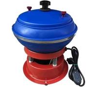 Pulidora vibratoria - 3 kg de capacidad, cincel y pulidor para joyas de metal, superficie de trabajo de goma azul, alta RPM