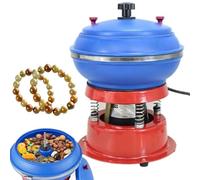 Pulidora Vibratoria de Tambor 6.2L/1.64gal Kit Profesional de Tumbleador de Rocas, Máquina Eléctrica de Vibración Para Molienda y Pulido de Piedras, Joyería, Gemas 3.5L