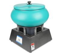 Pulidora vibratoria de vasos, pulidora de joyas de 12 L para acabar piedras, monedas y más, potencia de 250 W, 43 cm de diámetro, ideal para el cuidado de rocas y joyas