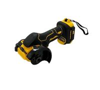 Pulidora y Rectificadora, Mini Amoladora Angular Inalámbrica De 3 Pulgadas, Herramienta Corte Eléctrico, Eléctrica Sierra Circular Compatible Con Batería 20V(Gold)