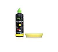 Pulimento coche alto brillo High Gloss con esponja 150 mm quita arañazos coche polish profesional car scratch remover kit limpieza coche detailing restauracion pintura 500 ml | GUBOSA