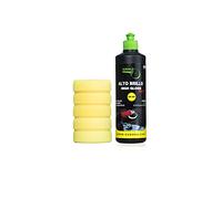 Pulimento coche alto brillo quita arañazos coche y microarañazos polish profesional + pads premium 80mm kit limpieza coche detailing efecto espejo restaurador pintura 500 ml | GUBOSA