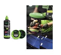 Pulimento coche corte rapido con kit limpieza coche para quitar arañazos y oxido metal polish profesional con set de 2 esponjas 150mm eliminador de oxido y pulimento 3 en 1 | GUBOSA