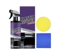 Pulimento Para Coche,Spray de Detalles para Auto de 237 ml con Esponja y Toalla - Pulidor para Restauración Cuidado Interior Vehículo Salpicadero - Restauración de Arañazos