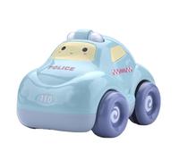Pull Back, Small Fire Truck, ABS Small Taxi Ambulance Toy, Inertia Vehicle Toy for Boys, Girls, Kids, Children, Birthday Game Supplies, 3.7x2.76x2.56 Inches