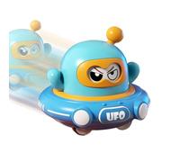 Pull Back UFO - Dibujos animados Platillo Inercial Juguetes Inerciales para Niños - Juguetes Educativos Para Niños Niñas Interior Exterior Jardín
