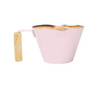Pull Cup - Taza dosificadora para , jarra de café de 100 ml | Medidor de metal, jarra de leche de doble boquilla con asa y taza de acero