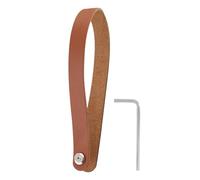 Pull Handle - Bike Head Bag Pull Belt | Anti-Scratch Stem Quick Expansion Ring | Folding Handlebar Carrier, Quick Release Leather Handle with Wrench, for Men Women Cycling Storage Transport Travel