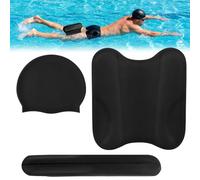 Pull Kick - Tabla de natación 2 en 1, ayuda para optimizar la técnica y la posición del agua durante el entrenamiento de natación, accesorio de natación Pullbuoy para niños y adultos, incluye gorro de