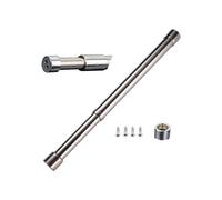 Pull-out Clothes Rail Closet Clothes Rail Stainless Steel Tension Rod, Wardrobe Tube for Wardrobe, Shower, Balcony(56-100cm)