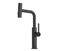 Pull out Kitchen Mixer Faucet, Kitchen Faucet with Pull out Spray Rotation Hot and Cold Water Multifunction Kitchen Sink Mixer Faucet-Grey