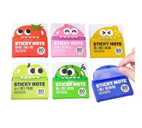 Pull Out Memo Pads - Transparent Sticky Notes, Reusable Colorful Annotation