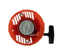 Pull Start - Conjunto de retroceso para motosierra 128C 128CD 128L 128LD 128LDX 128R 125LD Piezas de motosierra de plástico rojo
