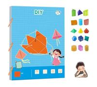 Pull String 3D Geometry Learning Book, 3D Geometry Learning Book with Pull Rope, Enseñar Fórmulas de Volumen y área de Superficie, Geometry for Beginners with Solid Geometric Models 9/12/15-15-model