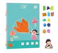 Pull String 3D Geometry Learning Book, 3D Geometry Learning Book with Pull Rope, Enseñar Fórmulas de Volumen y área de Superficie, Geometry for Beginners with Solid Geometric Models 9/12/15-12-model