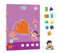 Pull String 3D Geometry Learning Book, 3D Geometry Learning Book with Pull Rope, Enseñar Fórmulas de Volumen y área de Superficie, Geometry for Beginners with Solid Geometric Models 9/12/15-9-model
