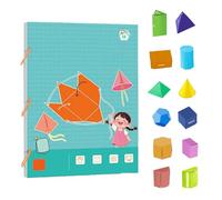 Pull String 3D Geometry Learning Book, Geometrie für Anfänger mit geometrischem Modell, 3D-Geometrie-Lernbuch mit Zugschnur (#B)