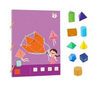 Pull String 3D Geometry Learning Book, Geometrie für Anfänger mit geometrischem Modell, 3D-Geometrie-Lernbuch mit Zugschnur (#A)