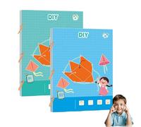 Pull String 3D Geometry Learning Book,Interactive Pull-String Geometry Learning Kit with Pop-Up Models,Volume & Area Exploration,Make Math Fun & Interactive! (12 Models)