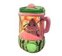 Pull String Blender Toy, Cute Plush, Collectible Juicer, Spin Fruit Themes, Easter Gift, Birthday Surprise, Nursery Decor, Collector's Item for Kids 3.94x3.54x6.3 Inch