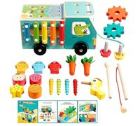 Pull The Radish Toy | Interactive | 22x13.5x12.5cm | Shape Toys | Developmental Shape Sorting Radish Toys | Educational | For Boys Girls Baby Toddler Preschool Home School Kindergarten