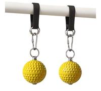 Pull Up Ball Grip, 2x Non-Slip Rock Climbing Grips with Straps, 3.54 Inches Reusable Strength Training Equipment for Chin-Up Bar and Hand Grip Workout