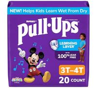 Pull-Ups - Juego de 20 bragas de aprendizaje de limpieza para niños, talla 3T-4T (14,5 a 18,1 kg),