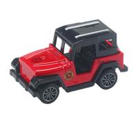 Pullback Car Toys - Off Road Pullback Vehicle Set, Durable Small Fire Truck Toy Cars with Strong Friction Power | Mini Offroad Racer Vehicles for Kids Boys, Christmas Stocking Stuffers, Birthday Gift