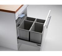 Pullboy Vario 60 , Recolectores de Residuos para Actual Extractos, Aluminio Gris