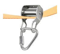 Pulley System - 9.5x5.7x4.5cm Stainless Steel Heavy-Duty Block And Tackle With Rope, Home Gym Pulley Kit Children's Outdoor Puller For Flagpole Hunting Slack