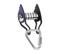 Pulley Wheel, 250lb Outdoor Slider Kit, 3.15x2.56x2.36 Inches Climbing Carabiner Pulleys with Heavy Duty, Steel Rope Pulley, Adventure Swing Slider with Safe Grip, Outdoor Pulleys for Playground Use