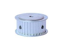 Pulley Wheel 5M-25T Bore 6/6.35/8/10/12/14/15/16/17/19/20 Mm Aluminum Pulley Slot Width 26 Mm for Width 25 Mm 5M-Timing Belt (Color : 15mm, Size : 1pc)