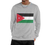 Pullover Hoodie Sudadera Hombre Y Mujer Jordán Bandera Nacional Top Work Wear Cálida Suave Manga Larga Térmica Fit Casual Unisex Ligera para Todas Las Estaciones Pareja