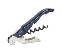 PULLTAP'S GENUINE Classic 500 para ZURDOS (Azul Oscuro) Abridor de Vino, Sacacorchos de camarero profesional. Incluye doble palanca articulada, navaja cortacápsulas y abridor. Fabricado en España