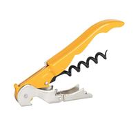PULLTAP'S GENUINE Slider 900 (Amarillo) Abridor de Vino, Sacacorchos de camarero profesional. Incluye doble palanca articulada, navaja cortacápsulas y abridor de tapones. Fabricado en España