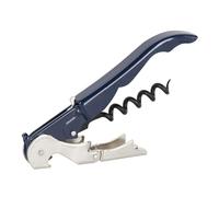 PULLTAP'S GENUINE Slider 900 (Azul Oscuro) Abridor de Vino, Sacacorchos de camarero profesional. Incluye doble palanca articulada, navaja cortacápsulas y abridor de tapones. Fabricado en España